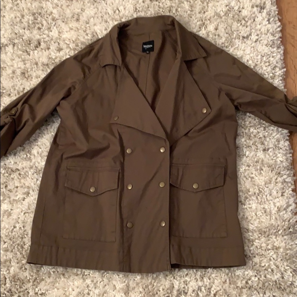 Army green coat